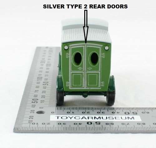 MATCHBOX Models of Yesteryear Y12-3 1912 Ford Model T Van 25 Years Silver Jubilee Variation 2