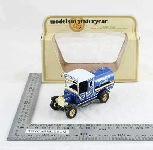 MATCHBOX Models of Yesteryear Y3-4 1912 Ford Model T Tanker Express Diary Variation 1