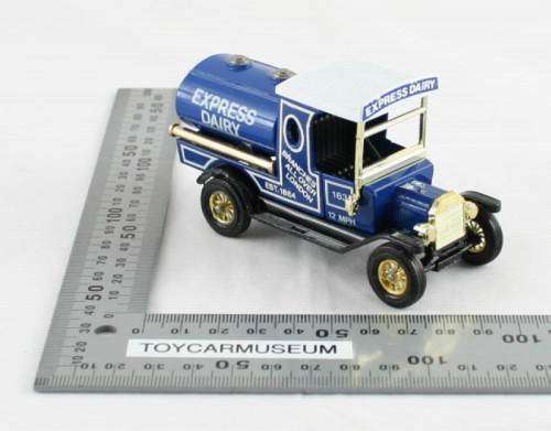 MATCHBOX Models of Yesteryear Y3-4 1912 Ford Model T Tanker Express Diary Variation 1
