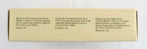 MATCHBOX Models of Yesteryear Y3-4 1912 Ford Model T Tanker Express Diary Variation 1