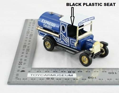 MATCHBOX Models of Yesteryear Y3-4 1912 Ford Model T Tanker Express Diary Variation 1