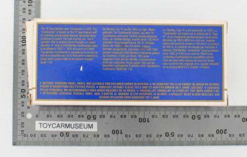 DINKY DY-13 1955 Bentley R Continental