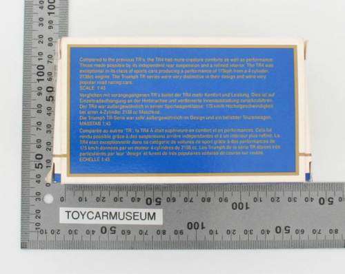 DINKY DY-20 1965 Triumph TR4A - IRS