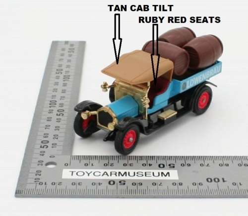 MATCHBOX Models of Yesteryear Y26-1 1918 Crossley Delivery Truck Löwenbräu Variation 5