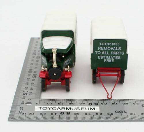 MATCHBOX Models of Yesteryear Y27-1 1922 Foden Steam Wagon & Trailer Frasers Variation 11