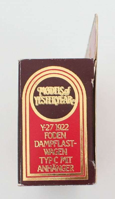 MATCHBOX Models of Yesteryear Y27-1 1922 Foden Steam Wagon & Trailer Frasers Variation 11