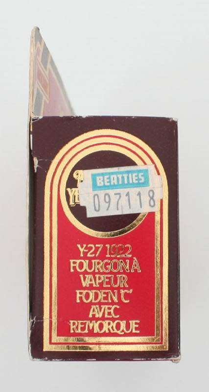 MATCHBOX Models of Yesteryear Y27-1 1922 Foden Steam Wagon & Trailer Frasers Variation 11