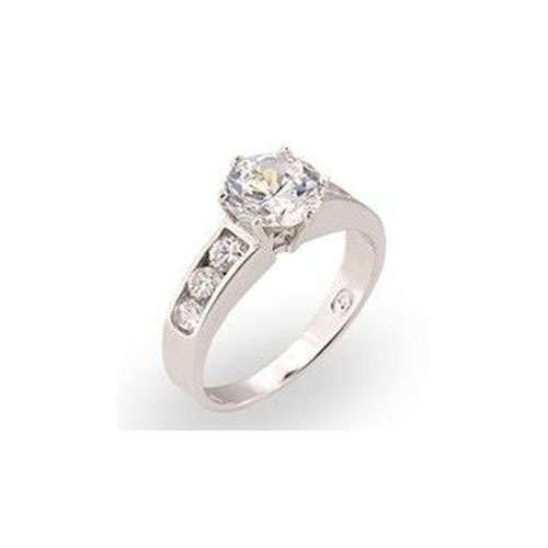 Certified 0.70 Tcw Real Natural White Diamonds SI2 Clarity 10Kt Gold Awesome Ring at Wholesale Price