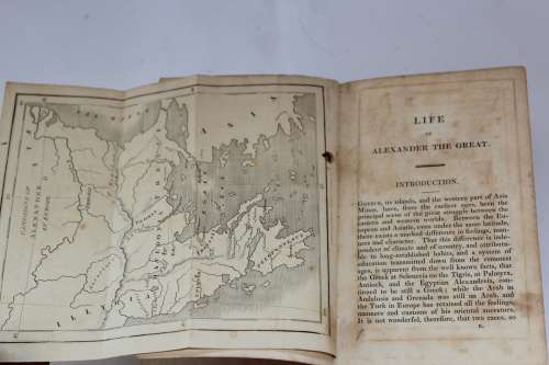 1829 2ND EDITION LEATHERBOUND "THE LIFE AND ACTIONS OF ALEXANDER THE GREAT" WITH ORIGINAL MAPS WOW!!