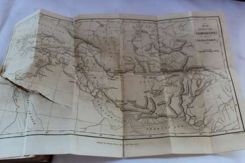1829 2ND EDITION LEATHERBOUND "THE LIFE AND ACTIONS OF ALEXANDER THE GREAT" WITH ORIGINAL MAPS WOW!!