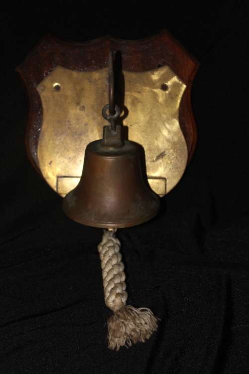 ANTIQUE NAVAL SHIPS BRONZE BELL ATTRIBUTED TO THE USS LOWNDES WW2 HASKEL CLASS ATTACK TRANSPORT