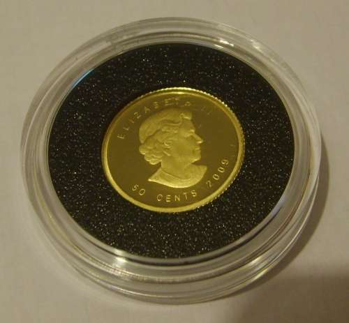 GOLD - 2009 1/25oz Proof  Gold Coin - Maple - Royal Canadian Mint 576/15000