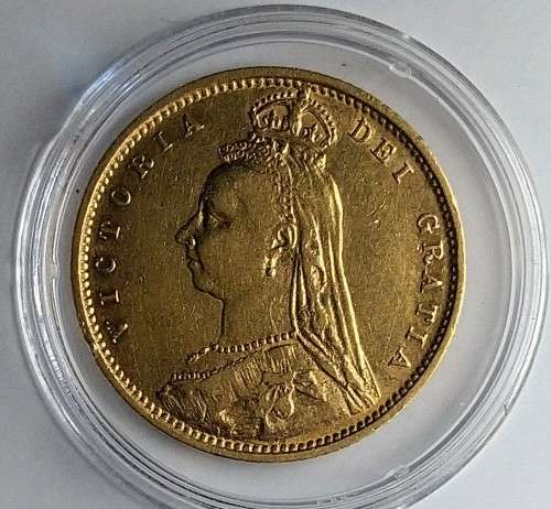1890 GOLD  HALF SOVEREIGN - QUEEN VICTORIA - FREE POSTNET  COURIER DELIVERY IN RSA