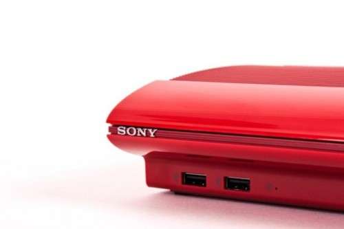 Playstation 3 Slim Red| 12GB Storage| 1 Controller| Free 2015 Game