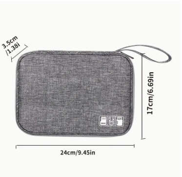Large Capacity Storage Bag Data Cable Earphone Charger Storage Bag