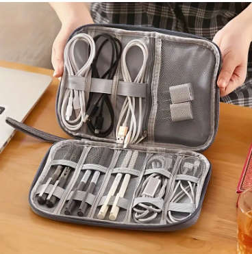 Large Capacity Storage Bag Data Cable Earphone Charger Storage Bag