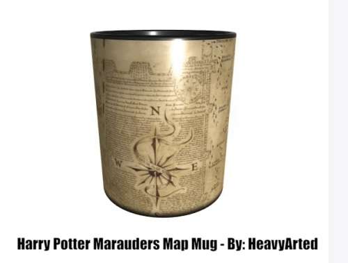 Harry Potter Marauders Map - Colour Changing Magic Mug