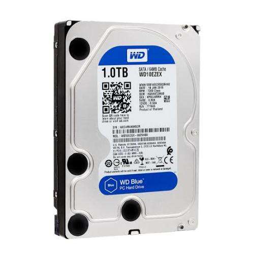 Western Digital Blue 1TB - 3.5" Desktop Internal Hard Disk Drive