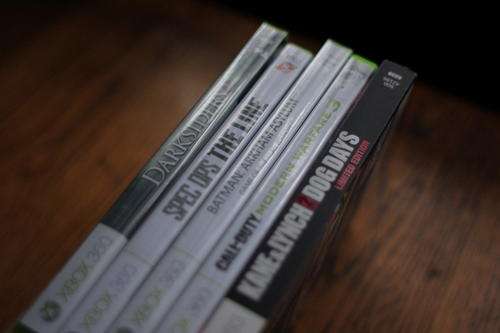 Group of xbox 360 games