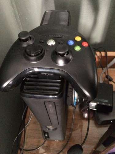 3 x xbox 360 consoles, controllers, games.