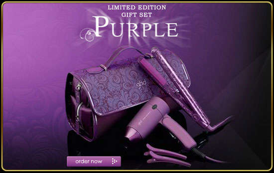 Limited edition ghd purple gift set store