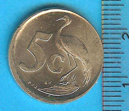 1991 5 Cent - South Africa - Mint eRROr