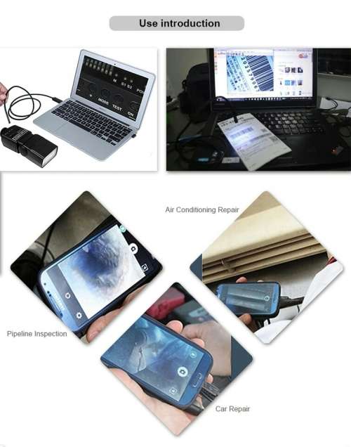 *Local Stock*  Antscope / Endoscope Mirco USB 2m 6LED Camera Android And PC Waterproof.