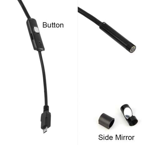 *Local Stock*  Antscope / Endoscope Mirco USB 2m 6LED Camera Android And PC Waterproof.