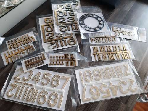 Clock Numbers in all sizes and forms!  One bid takes all!