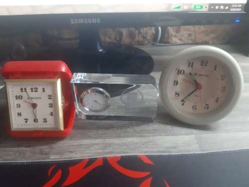 3 clocks 2 of them antique!  A must have for the collector