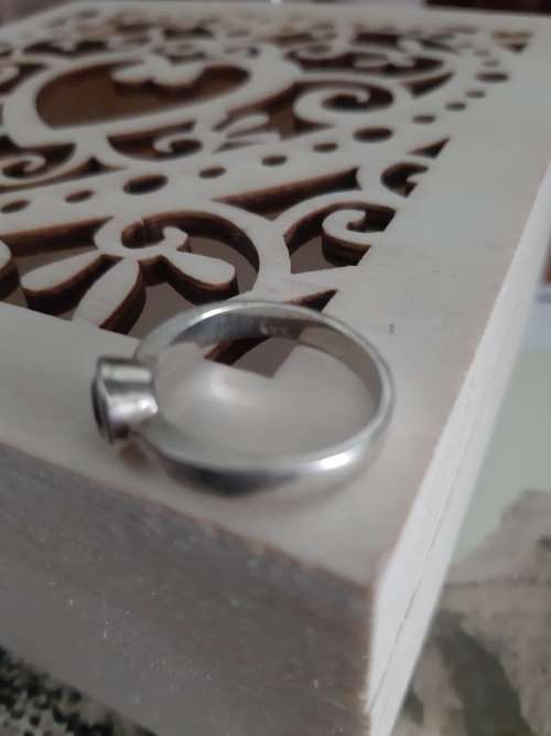 Gorgious Blue Sapphire Sterling Silver Ring!!