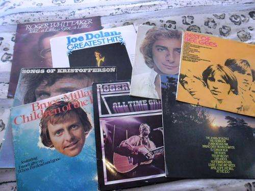 LP's (Long play records) x 8