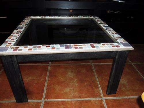 Beautiful Large Coffee Table with Glass Insert!!!