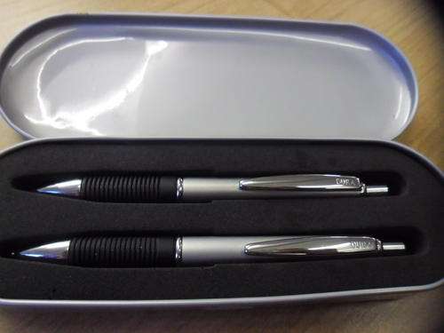 Silver & Black DURA Pen & Pencil Set !