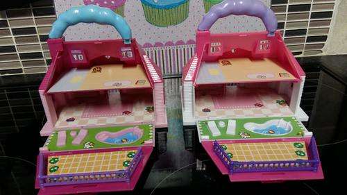 2 Lovely Doll Houses!  It opens at the back!