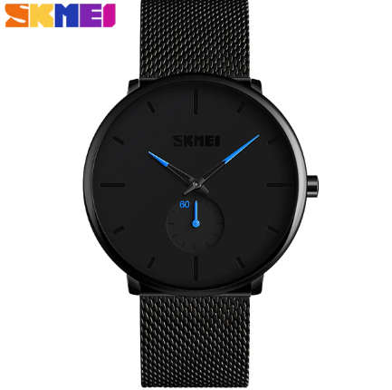 SKMEI Fashion Men Watch Quartz Wristwatches Women Watches 30M Waterproof Big Dial Display