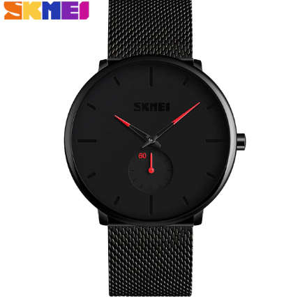 SKMEI Fashion Men Watch Quartz Wristwatches Women Watches 30M Waterproof Big Dial Display