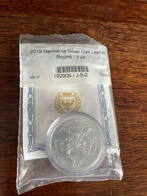 7 various one ounce Silver bullion coins uncirculated the whole lot