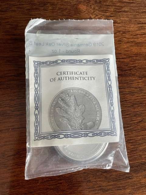 7 various one ounce Silver bullion coins uncirculated the whole lot