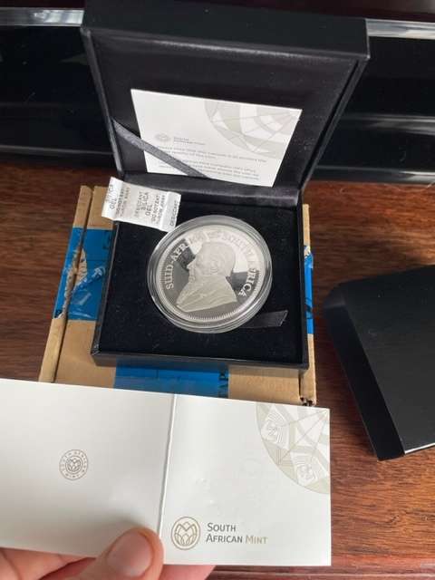 2020 Proof 2 ounce silver Krugerrand first relase