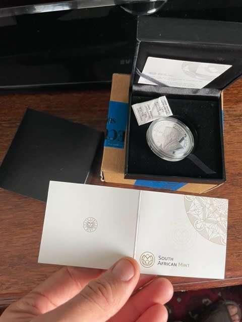 2022 one ounce silver krugerrand proof