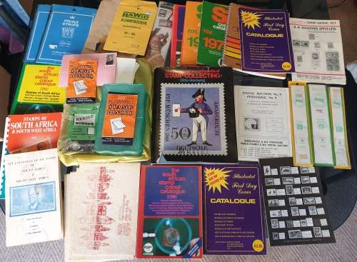 Various stamp collecting books and accesories!!!