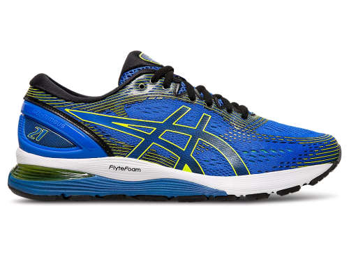Asics Gel Nimbus 21 mens UK 9 / US 10 / EUR 44 (Illusion blue/black)