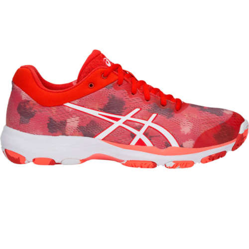 Asics Netburner Proffesional FF netball shoe UK 8.5 / US 10.5 / EUR 42.5 (fiery red/white)