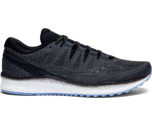 Saucony Freedom Iso 2 mens running shoe UK 9 / US 10 / EUR 44 (black/grey)