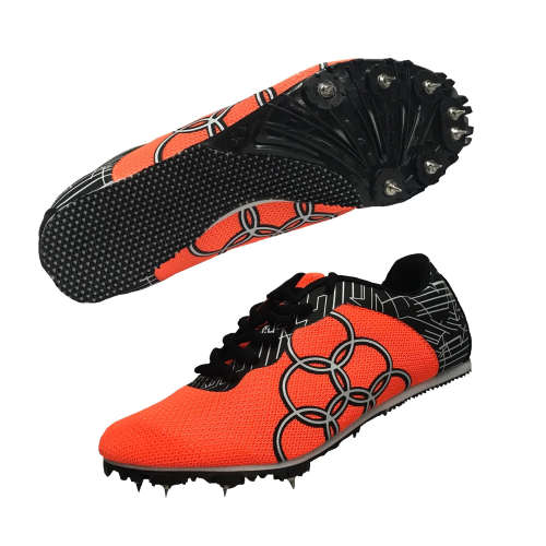 Olympic Blitz Middle Distance Spike shoe size 11 (bright orange)