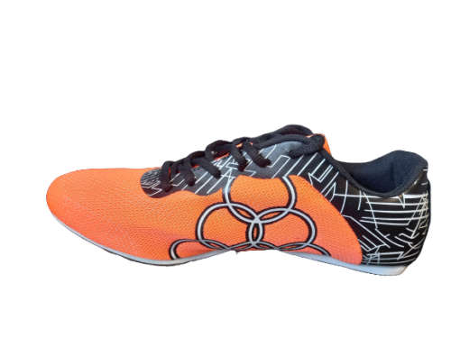 Olympic Blitz Middle Distance Spike shoe size 11 (bright orange)