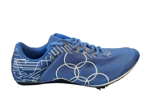 Olympic Blitz Sprint Distance Spike shoe size 9 (blue)