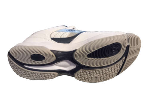 Olympic Rally Kids Trainer shoe size 2 (cream/white/blue)