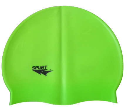 Swim Cap Spurt Plain - Neon Green